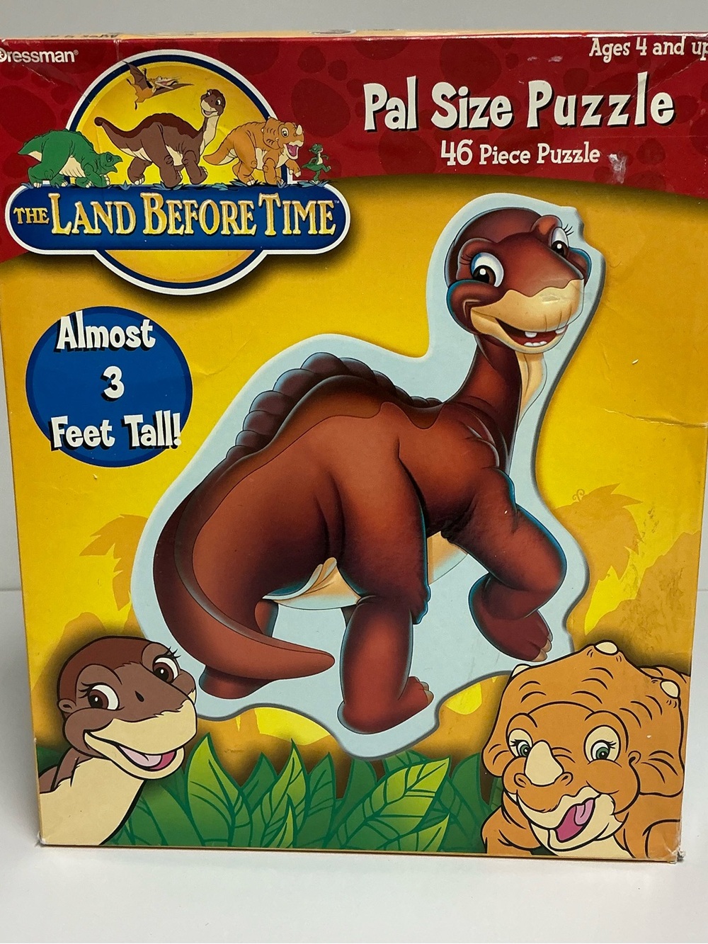Vintage The Land Before Time Pal Size Large Puzzle